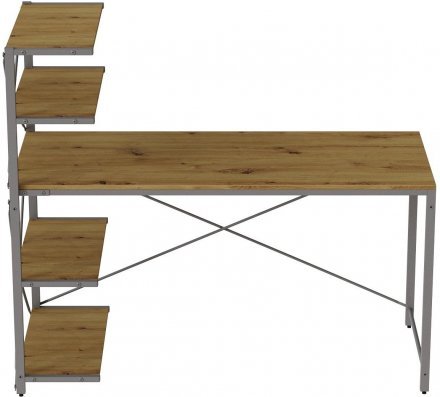 Комп'ютерний стіл Ferrum-decor Джек 75x120x60 Сірий ДСП Артизан (FRD-104398)