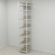 Шафа Гардероб Уні секція 4 серії Конект Ferrum-decor 220x40x50см Білий метал ДСП Дуб Сонома 32 мм (FRD-104557) Шафа Гардероб Уні секція 4 серії Конект Ferrum-decor 220x40x50см Білий метал ДСП Дуб Сонома 32 мм (FRD-104557)