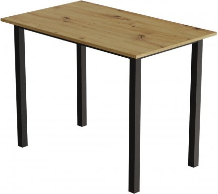 Стіл універсальний Knap Ferrum-decor 750x1400x600 Чорний метал ДСП Дуб Артизан 16 мм (FRD-106359) Стіл універсальний Knap Ferrum-decor 750x1400x600 Чорний метал ДСП Дуб Артизан 16 мм (FRD-106359)
