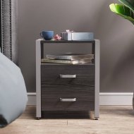 Тумба універсальна Ferrum-decor Вів'єн 2/2 50x41x40 сірий ДСП Сосна Кембра 16мм (FRD-104170)