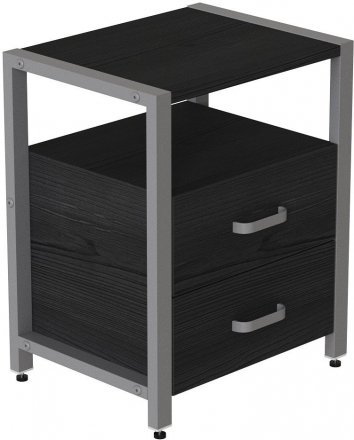 Тумба універсальна Ferrum-decor Вів'єн 2/2 50x41x40 сірий ДСП Сосна Кембра 16мм (FRD-104170) Тумба універсальна Ferrum-decor Вів'єн 2/2 50x41x40 сірий ДСП Сосна Кембра 16мм (FRD-104170)
