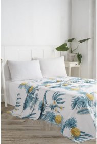 Покривало піке CustomAnanas beyaz білий вафельне 200х235 см svt-2000022297547