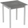 Стіл кухонний Ferrum-decor Дієго 75x70x70 Білий ДСП Бетон 16мм (FRD-105573)
