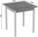 Стіл кухонний Ferrum-decor Дієго 75x70x70 Білий ДСП Бетон 16мм (FRD-105573)