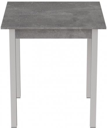 Стіл кухонний Ferrum-decor Дієго 75x70x70 Білий ДСП Бетон 16мм (FRD-105573)