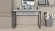 Стіл письмовий Коді Ferrum-decor 75x140x70 Чорний метал ДСП Бетон 16 мм (FRD-106609)