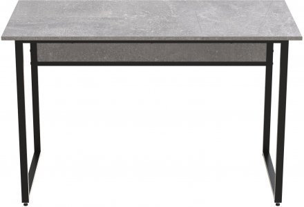 Стіл письмовий Коді Ferrum-decor 75x140x70 Чорний метал ДСП Бетон 16 мм (FRD-106609)