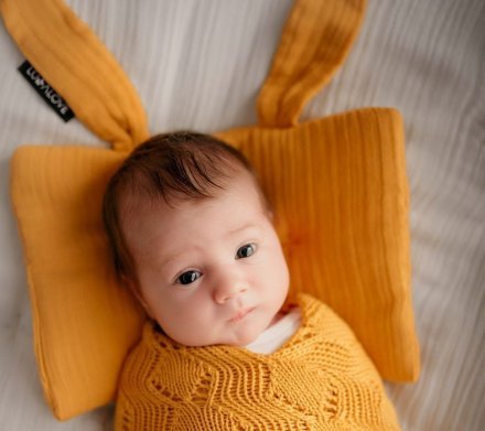 Подушка-кролик муслінова 20x30 см Mango lullalove-7477