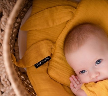 Подушка-кролик муслінова 20x30 см Mango lullalove-7477