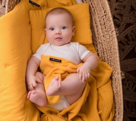 Подушка-кролик муслінова 20x30 см Mango lullalove-7477