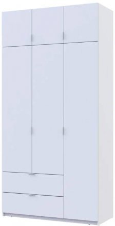 Шафа для одягу Doros Лукас Білий 3ДСП 120х50х240 DRS-011649 (80737796)