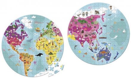 Пазл двосторонній Наша планета 208 ел. J02655 Пазл двосторонній Наша планета 208 ел. J02655