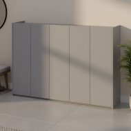 Тумба для взуття Doros Кассель Сірий 5 ДСП 159х40х110 (DRS-011834) Тумба для взуття Doros Кассель Сірий 5 ДСП 159х40х110 (DRS-011834)
