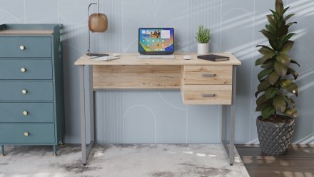 Комп'ютерний стіл Ferrum-decor Дакота 75x120x70 сірий ДСП Дуб Сан-Марино 16мм (FRD-102341) Комп'ютерний стіл Ferrum-decor Дакота 75x120x70 сірий ДСП Дуб Сан-Марино 16мм (FRD-102341)