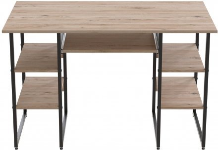 Комп'ютерний стіл Ferrum-decor Тім 75x120x60 чорний ДСП Дуб Сан-Марино 16мм (FRD-103953) Комп'ютерний стіл Ferrum-decor Тім 75x120x60 чорний ДСП Дуб Сан-Марино 16мм (FRD-103953)