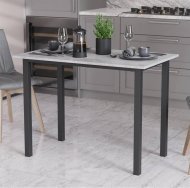 Стіл універсальний Knap Ferrum-decor 750x1400x600 Чорний метал ДСП Бетон 16 мм (FRD-106360) Стіл універсальний Knap Ferrum-decor 750x1400x600 Чорний метал ДСП Бетон 16 мм (FRD-106360)