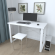 Письмовий стіл Ferrum-decor Драйв 750x1400x600 Білий метал ДСП Біле 32 мм (FRD-103352)