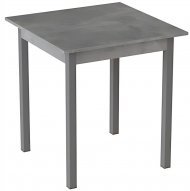 Стіл кухонний Ferrum-decor Дієго 75x70x70 Сірий ДСП Бетон 16мм (FRD-105574)
