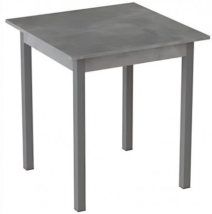 Стіл кухонний Ferrum-decor Дієго 75x70x70 Сірий ДСП Бетон 16мм (FRD-105574)