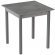 Стіл кухонний Ferrum-decor Дієго 75x70x70 Сірий ДСП Бетон 16мм (FRD-105574)