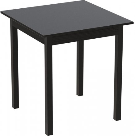 Стіл кухонний Ferrum-decor Дієго 75x80x80 Чорний ДСП Сосна Кембра 16мм (FRD-105716)