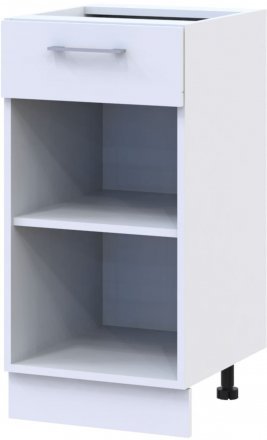 Кухонний модуль нижній Doros Лея НЯ82_40 40х46,6х82 см Білий/Дуб сонома (DRS-011366)