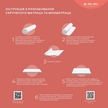 Матрац безпружинний Geometry 120х190х20 см Матрац безпружинний Geometry 120х190х20 см