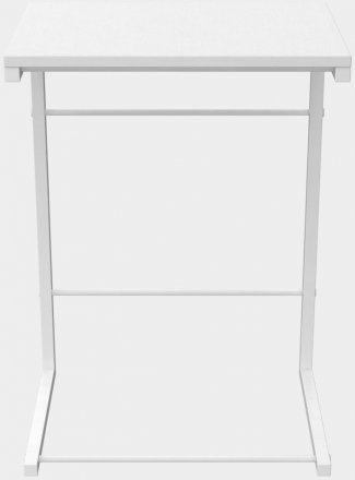 Столик приставний Террі Ferrum-decor 650x440x330 Білий метал ДСП Біле 16 мм (FRD-104655) Столик приставний Террі Ferrum-decor 650x440x330 Білий метал ДСП Біле 16 мм (FRD-104655)