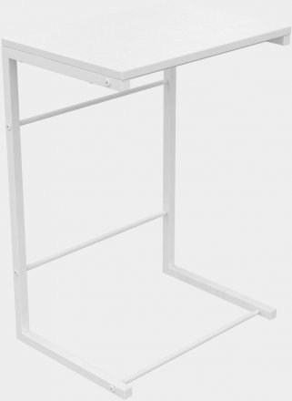 Столик приставний Террі Ferrum-decor 650x440x330 Білий метал ДСП Біле 16 мм (FRD-104655) Столик приставний Террі Ferrum-decor 650x440x330 Білий метал ДСП Біле 16 мм (FRD-104655)