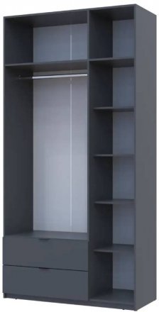 Шафа для одягу Doros Лукас Графіт 3ДСП 120х50х240 DRS-011650 (80737797) Шафа для одягу Doros Лукас Графіт 3ДСП 120х50х240 DRS-011650 (80737797)