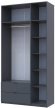Шафа для одягу Doros Лукас Графіт 3ДСП 120х50х240 DRS-011650 (80737797) Шафа для одягу Doros Лукас Графіт 3ДСП 120х50х240 DRS-011650 (80737797)