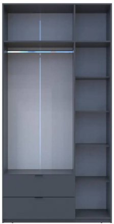 Шафа для одягу Doros Лукас Графіт 3ДСП 120х50х240 DRS-011650 (80737797) Шафа для одягу Doros Лукас Графіт 3ДСП 120х50х240 DRS-011650 (80737797)