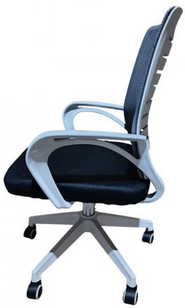 Крісло комп'ютерне з підлокітниками Perfect Home OC-618W Сірий (PFH-092056)