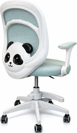 Крісло обертове дитяче з підставкою для ніг PERFECT KIDS PANDA GREEN Perfect Home Зелений (PFH-092112) Крісло обертове дитяче з підставкою для ніг PERFECT KIDS PANDA GREEN Perfect Home Зелений (PFH-092112)