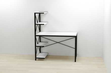 Комп'ютерний стіл Ferrum-decor Джек 75x140x60 Чорний ДСП (FRD-104400)