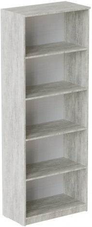 Шафа Анжело Ferrum-decor на 5 полиць 1900x700x380 ДСП Бетон 16 мм (FRD-105012) Шафа Анжело Ferrum-decor на 5 полиць 1900x700x380 ДСП Бетон 16 мм (FRD-105012)