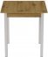 Стіл кухонний Ferrum-decor Дієго 75x90x90 Білий ДСП Дуб Артизан 16мм (FRD-105717)
