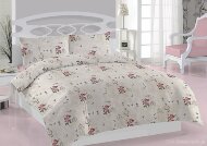 Постільний комплект Ранфорс Bisiklet бузковий 200x220 svk-2826
