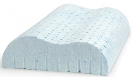 Подушка Едвайс Латекс Гель Контур 38х60х12 см Подушка Едвайс Латекс Гель Контур 38х60х12 см