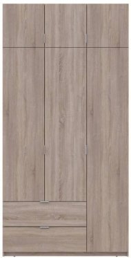 Шафа для одягу Doros Лукас Дуб Сонома 3ДСП 120х50х240 DRS-011651 (80737799)
