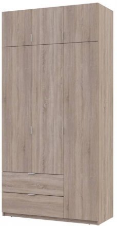 Шафа для одягу Doros Лукас Дуб Сонома 3ДСП 120х50х240 DRS-011651 (80737799) Шафа для одягу Doros Лукас Дуб Сонома 3ДСП 120х50х240 DRS-011651 (80737799)