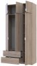 Шафа для одягу Doros Лукас Дуб Сонома 3ДСП 120х50х240 DRS-011651 (80737799) Шафа для одягу Doros Лукас Дуб Сонома 3ДСП 120х50х240 DRS-011651 (80737799)