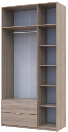 Шафа для одягу Doros Лукас Дуб Сонома 3ДСП 120х50х240 DRS-011651 (80737799) Шафа для одягу Doros Лукас Дуб Сонома 3ДСП 120х50х240 DRS-011651 (80737799)