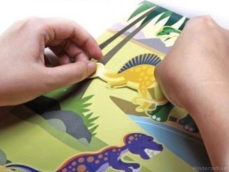 Наклейки Места обитания животных Melissa&Doug MD14196