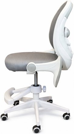 Крісло обертове дитяче з підставкою для ніг PERFECT KIDS ASTRONAUT GRAY Perfect Home Сірий (PFH-092113)
