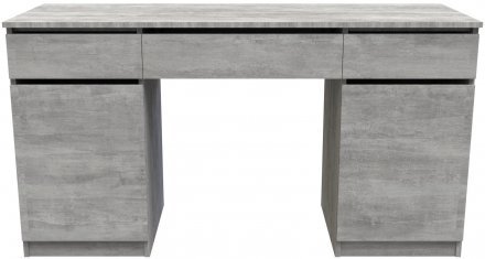 Стіл комп'ютерний Віто 2 Ferrum-decor 750x1400x500 ДСП Бетон 16 мм (FRD-104835) Стіл комп'ютерний Віто 2 Ferrum-decor 750x1400x500 ДСП Бетон 16 мм (FRD-104835)