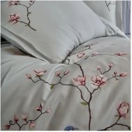 Постільна білизна сатин з вишивкою Huma Maldiv євро svt-2000022294829 Постільна білизна сатин з вишивкою Huma Maldiv євро svt-2000022294829