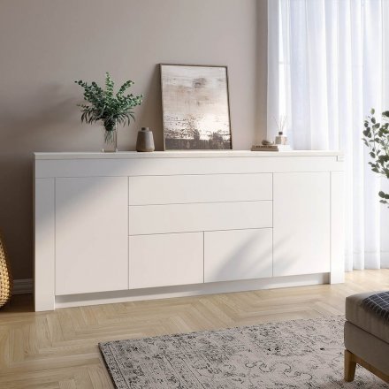 Великий комод LION Ларрі-2 Нiмфея альба/Бетон Style (LION-041059) Великий комод LION Ларрі-2 Нiмфея альба/Бетон Style (LION-041059)
