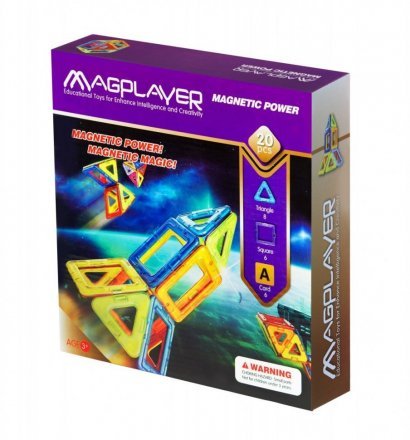 Конструктор Магнітний 20 ел. MPA-20