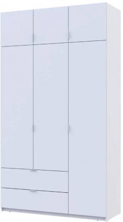 Шафа для одягу Doros Лукас Білий 3ДСП 135х50х240 DRS-011652 (80737800) Шафа для одягу Doros Лукас Білий 3ДСП 135х50х240 DRS-011652 (80737800)